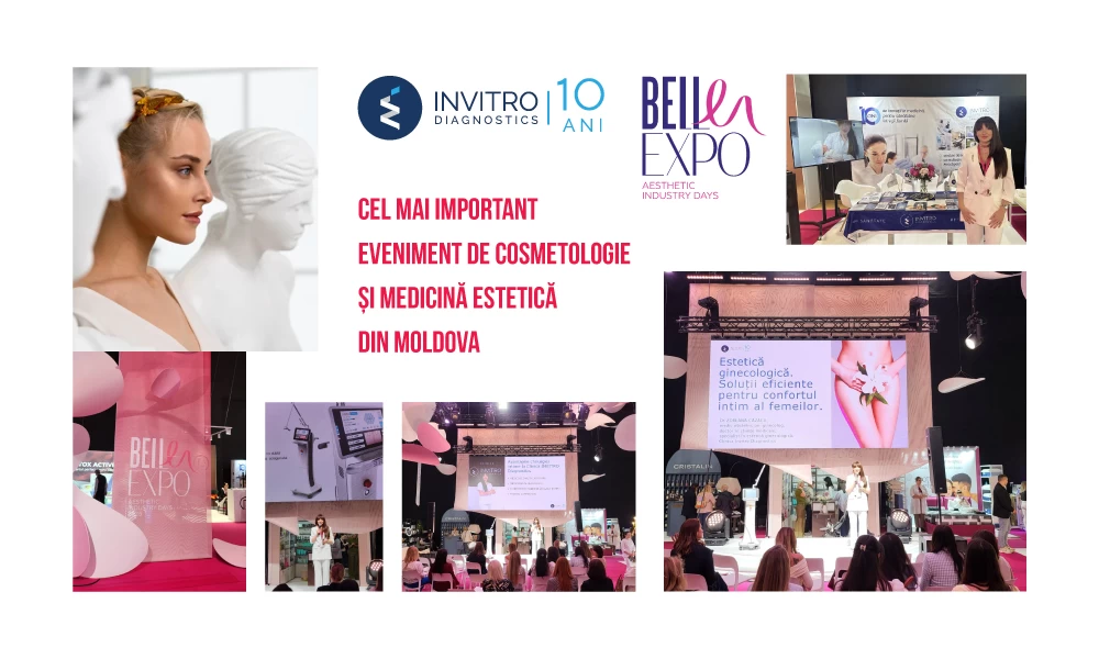 Invitro Diagnostics, partener la cel mai important eveniment de cosmetologie și medicină estetică din Moldova