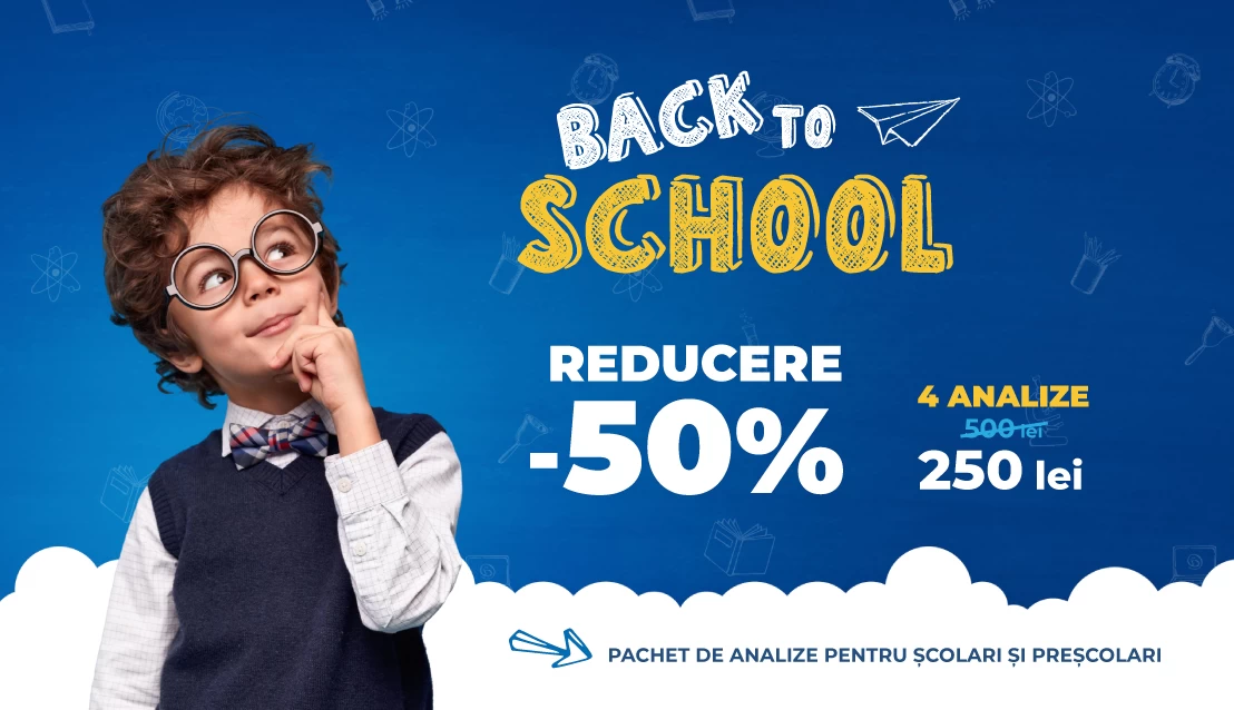 "BACK TO SCHOOL" Promotion – 50% OFF!
