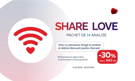 Share Love | -30% la analize pentru cei care vin în pereche